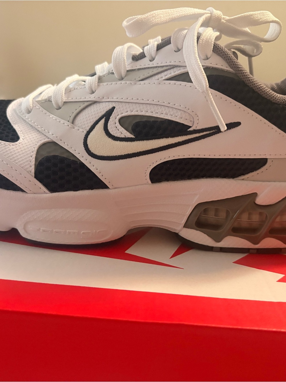 Nike Zoom Air Fire  White, Black, and Gray Women’s Sneakers